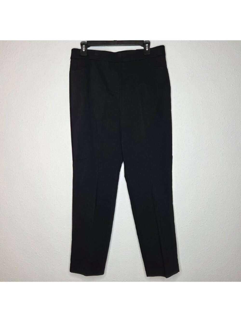 NWT Alfred Dunner Petite Classics Tummy-Control Pull-on Straight-Leg Pants